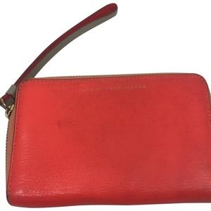 Marc By Marc Jacobs Red Leather Wristlet